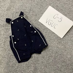 Janie and Jack baby boy whale romper 🐳
